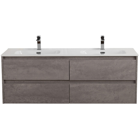Тумба под раковину BelBagno Kraft 120 KRAFT-1200-4C-SO-2-CG подвесная Cemento Grigio