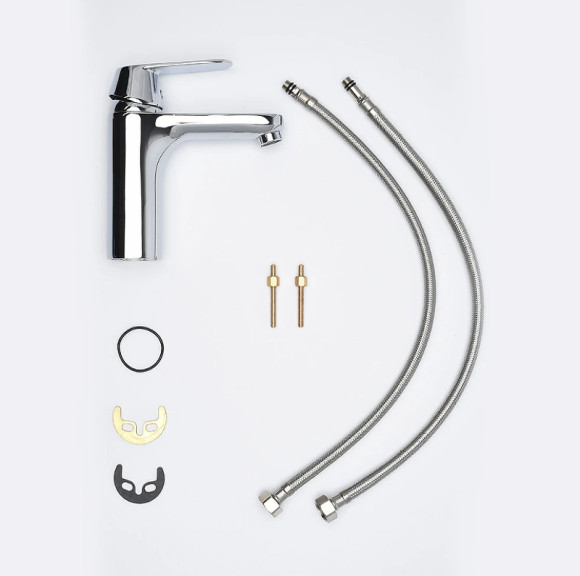 Смеситель для раковины AQUAme Prato AQMP6130 Хром Смеситель для раковины AQUAme Prato AQMP6130 Хром