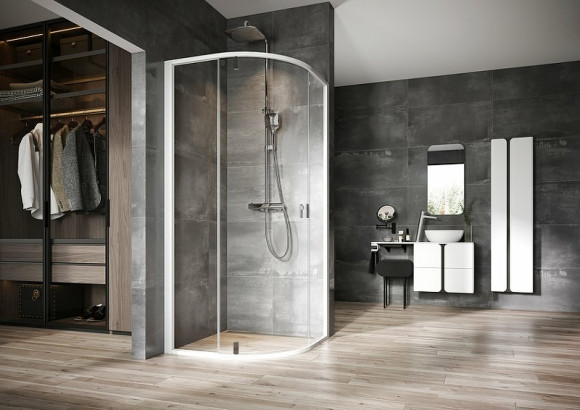 Душевой уголок Ravak Nexty NSKK3-90 90x90 3O677100Z1 профиль Белый стекло Transparent Душевой уголок Ravak Nexty NSKK3-90 90x90 3O677100Z1 профиль Белый стекло Transparent