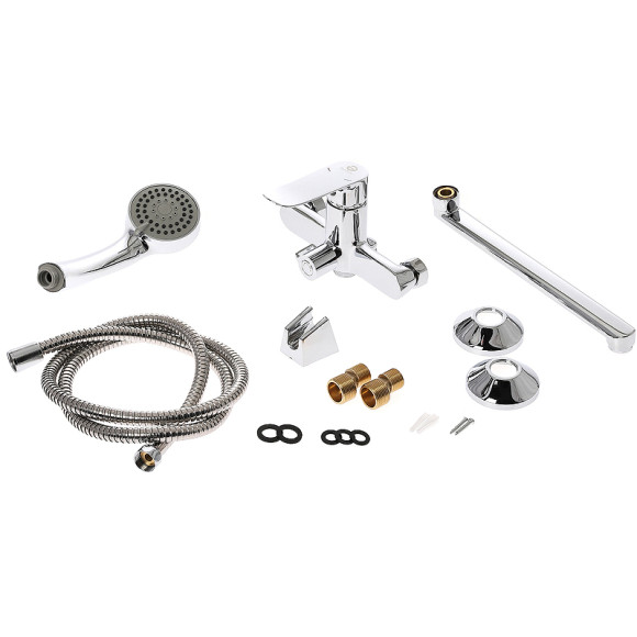 Смеситель для ванны Agger Nice A2521100 универсальный Хром Смеситель для ванны Agger Nice A2521100 универсальный Хром