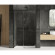Душевая дверь New Trendy Prime Black 130 L D-0322A профиль Черный стекло прозрачное Душевая дверь New Trendy Prime Black 130 L D-0322A профиль Черный стекло прозрачное