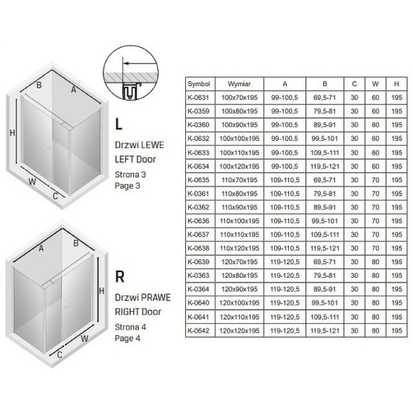 Душевой уголок New Trendy New Soleo Chrome 120х90 K-0364 профиль Хром стекло прозрачное Душевой уголок New Trendy New Soleo Chrome 120х90 K-0364 профиль Хром стекло прозрачное