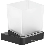 Стакан для зубных щеток Ravak 10° X07P557 Черный матовый Стакан для зубных щеток Ravak 10° X07P557 Черный матовый