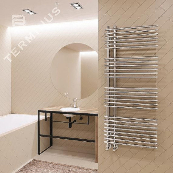 Водяной полотенцесушитель Terminus Астра П28 70х1400 4670078530516 Хром, нижнее подключение, G 1/2" ВР, с комплектом вентилей Водяной полотенцесушитель Terminus Астра П28 70х1400 4670078530516 Хром, нижнее подключение, G 1/2" ВР, с комплектом вентилей