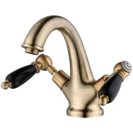 Смеситель для раковины Caprigo Adria-Classic Black Edition 03B-520-vot Бронза