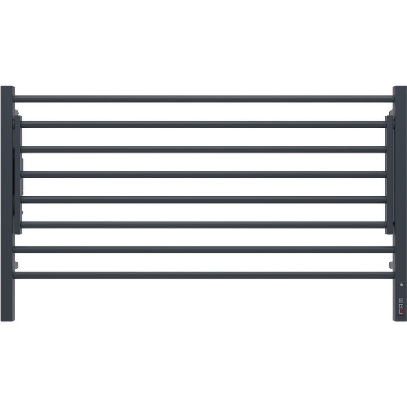 Электрический полотенцесушитель Terminus Горизонт П8 1000х600 4670078543325 с полкой Черный муар