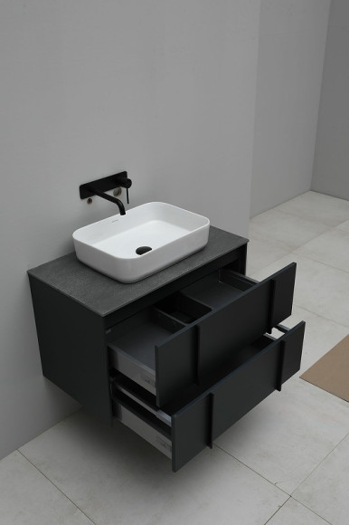 Тумба под раковину Allen Brau Reality 80 1.32005.AM подвесная Антрацит матовый