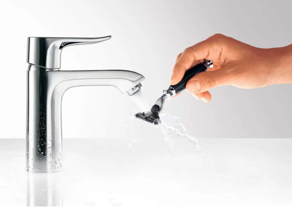 Смеситель для раковины Hansgrohe Metris 31080000 Хром