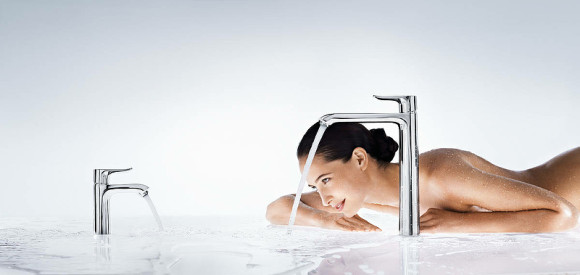 Смеситель для раковины Hansgrohe Metris 31080000 Хром