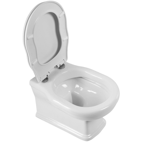 Унитаз BelBagno Boheme BB115CH/BB115SC подвесной с сиденьем Микролифт Унитаз BelBagno Boheme BB115CH/BB115SC подвесной с сиденьем Микролифт