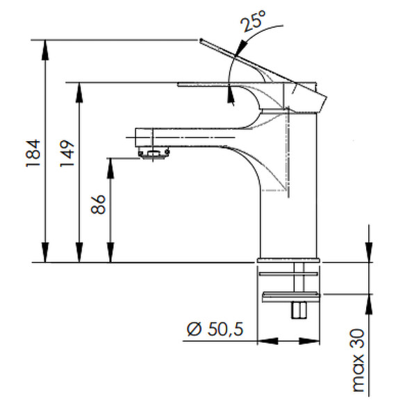 Смеситель для раковины Remer Class Line L10SHW с гигиеническим душем Хром Смеситель для раковины Remer Class Line L10SHW с гигиеническим душем Хром