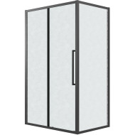 Душевой уголок Grossman Cosmo 130х90 120.K33.02.1390.21.02 профиль Черный матовый стекло шиншилла
