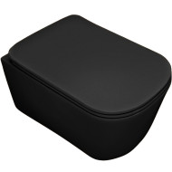 Унитаз Kerasan Tribeca 511431 подвесной Черный матовый без сиденья Унитаз Kerasan Tribeca 511431 подвесной Черный матовый без сиденья