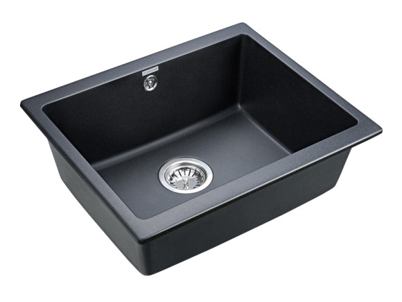 Кухонная мойка Paulmark Gera 60 PM205546-BLM Черный металлик Кухонная мойка Paulmark Gera 60 PM205546-BLM Черный металлик