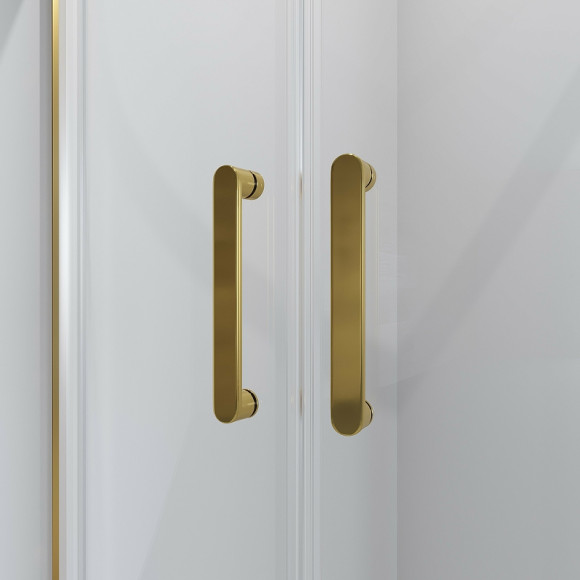 Душевой уголок Niagara Nova 90х90 NG-6406-08 GOLD профиль Желтое золото стекло прозрачное Душевой уголок Niagara Nova 90х90 NG-6406-08 GOLD профиль Желтое золото стекло прозрачное