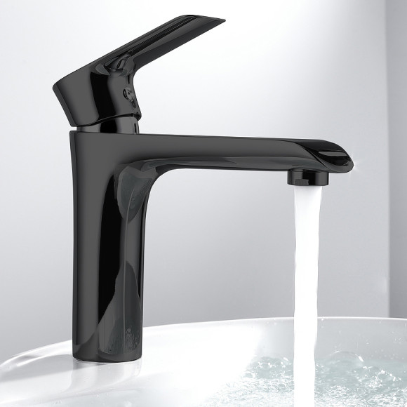 Смеситель для раковины Vincea Esse VBF-1E1MB Черный матовый Смеситель для раковины Vincea Esse VBF-1E1MB Черный матовый