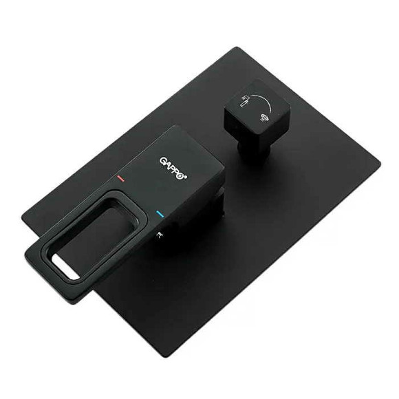Душевая система Gappo G7117-6 Черная матовая