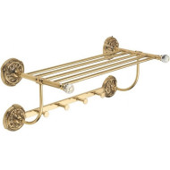 Полка для полотенец Art&Max Barocco Crystal AM-2032-Br-C Бронза Полка для полотенец Art&Max Barocco Crystal AM-2032-Br-C Бронза