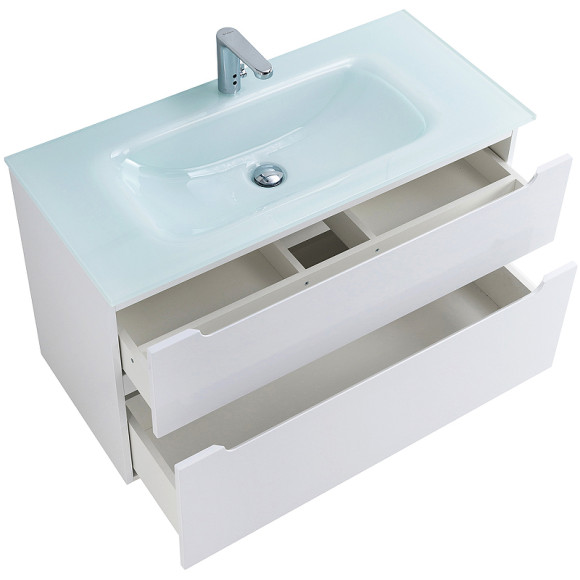 Тумба под раковину BelBagno Etna-H60 90 ETNA-H60-900-2C-SO-BL-P подвесная Bianco Lucido Тумба под раковину BelBagno Etna-H60 90 ETNA-H60-900-2C-SO-BL-P подвесная Bianco Lucido