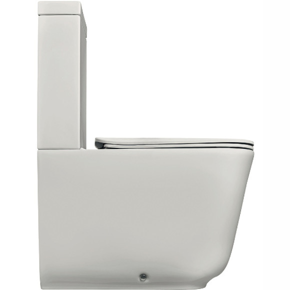 Унитаз компакт Kerasan Tribeca 511730 Белый матовый без бачка и сиденья Унитаз компакт Kerasan Tribeca 511730 Белый матовый без бачка и сиденья