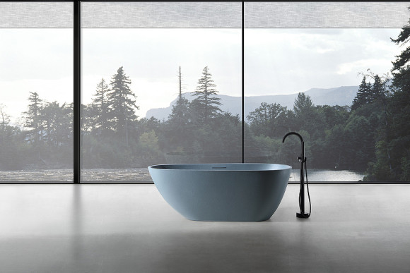 Ванна из искусственного камня Abber Dortmund 170x75 AM9911G Серая без гидромассажа Ванна из искусственного камня Abber Dortmund 170x75 AM9911G Серая без гидромассажа