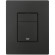 Комплект унитаза CeramaLux 2197 с инсталляцией Grohe Rapid SL 38811KF0 с сиденьем Микролифт и Черной матовой клавишей смыва Комплект унитаза CeramaLux 2197 с инсталляцией Grohe Rapid SL 38811KF0 с сиденьем Микролифт и Черной матовой клавишей смыва