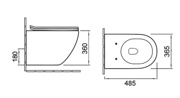 Комплект унитаза Vincea Globo VT1-14S с инсталляцией Alcaplast Sadromodul AM101/1120-3:1 RU M71-0001 с сиденьем Микролифт и клавишей смыва Хром