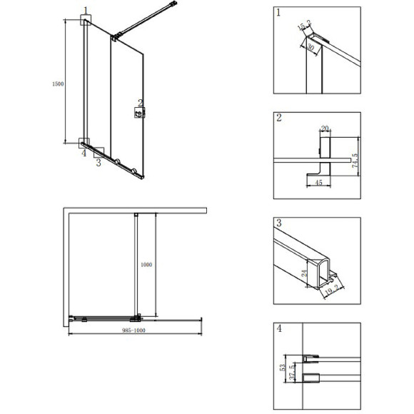 Шторка на ванну RGW Screens SC-46 100х150 06114610-11 профиль Хром стекло прозрачное Шторка на ванну RGW Screens SC-46 100х150 06114610-11 профиль Хром стекло прозрачное