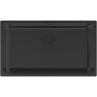 Кухонная мойка Paulmark Yuni 76 Uni YU76-MBN Черная матовая Кухонная мойка Paulmark Yuni 76 Uni YU76-MBN Черная матовая