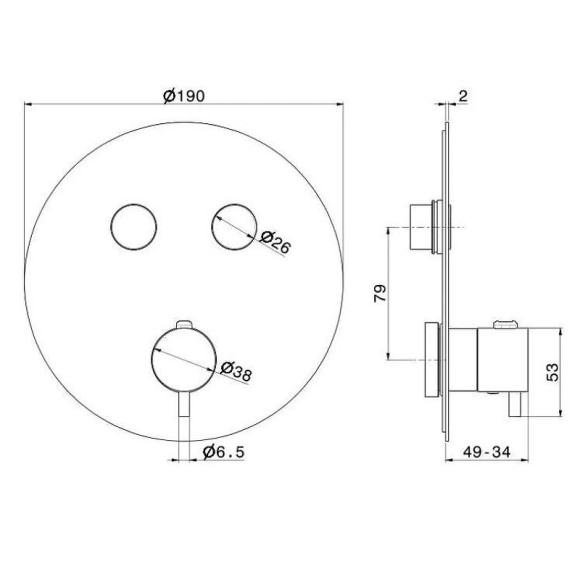Смеситель для душа Kerama Marazzi Eterna 70426EXKM.50.050 Нержавеющая сталь Смеситель для душа Kerama Marazzi Eterna 70426EXKM.50.050 Нержавеющая сталь