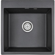Кухонная мойка Paulmark Kante 50 PM105152-BL Черная Кухонная мойка Paulmark Kante 50 PM105152-BL Черная