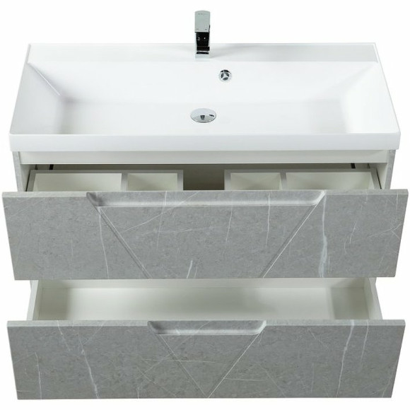 Тумба под раковину BelBagno Vittoria 100 VITTORIA-1000-2C-SO-TB-P подвесная Toros Bianco