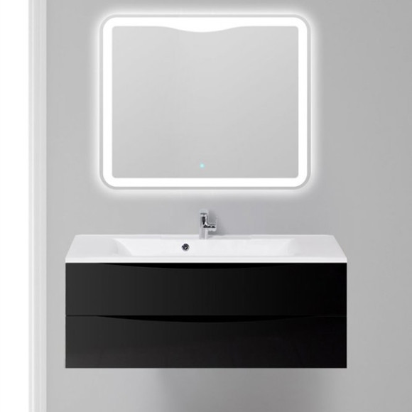 Тумба под раковину BelBagno Marino 120 MARINO-1200-2C-SO-NL-P подвесная Nero Lucido