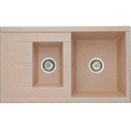 Кухонная мойка Aquaton Делия 87 1A716232DE220 Песочная Кухонная мойка Aquaton Делия 87 1A716232DE220 Песочная
