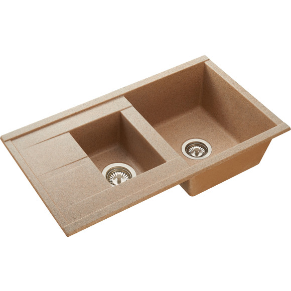 Кухонная мойка Aquaton Делия 87 1A716232DE220 Песочная Кухонная мойка Aquaton Делия 87 1A716232DE220 Песочная
