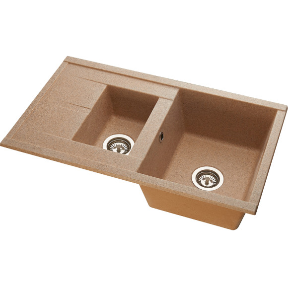 Кухонная мойка Aquaton Делия 87 1A716232DE220 Песочная Кухонная мойка Aquaton Делия 87 1A716232DE220 Песочная