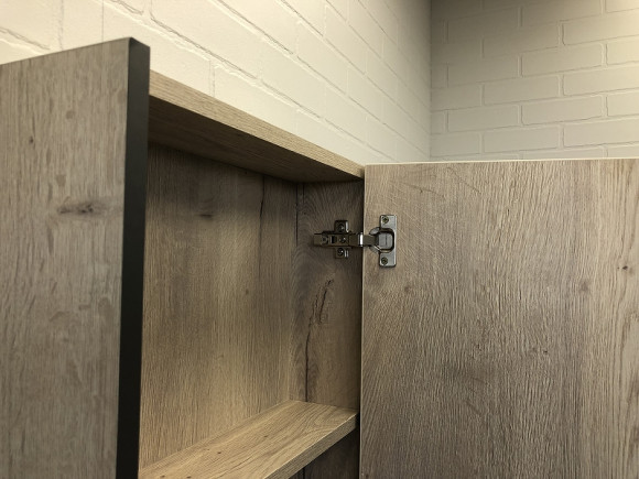 Зеркальный шкаф Comforty Вена 45 00-00006652 Дуб дымчатый