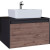 Тумба под раковину Grossman Смарт 70 107009 подвесная Веллигтон Графит