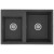 Кухонная мойка Aquaton Делия 78 DBL 2 1A723132DE210 Графит