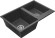 Кухонная мойка Aquaton Делия 78 DBL 2 1A723132DE210 Графит Кухонная мойка Aquaton Делия 78 DBL 2 1A723132DE210 Графит