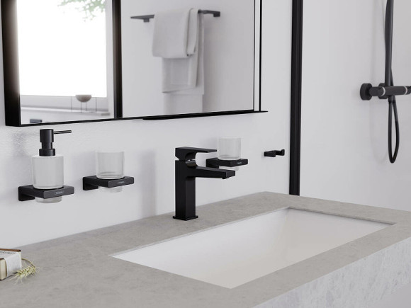 Двойной крючок Hansgrohe AddStoris 41755990 Полированное золото