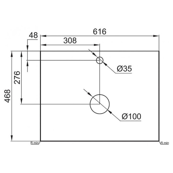 Столешница под раковину BelBagno KEP-60-BO Bianco Opaco Столешница под раковину BelBagno KEP-60-BO Bianco Opaco
