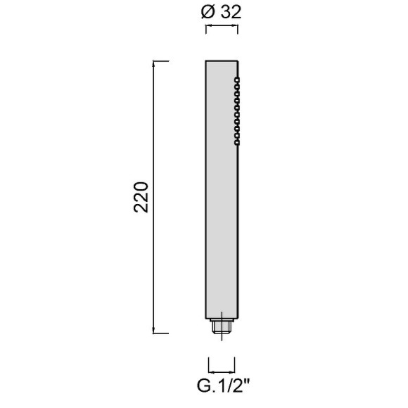 Ручной душ Giulini Futuro F1782BO Белый матовый Ручной душ Giulini Futuro F1782BO Белый матовый