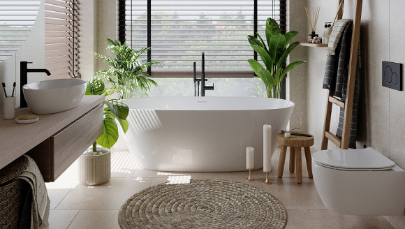 Ванна из искусственного камня Salini Sofia 170х80 102526M Белая матовая Ванна из искусственного камня Salini Sofia 170х80 102526M Белая матовая