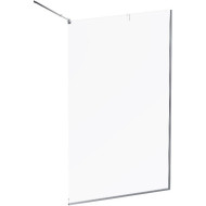 Душевая перегородка AM.PM Func 120 W84WI-120-F1-MTE профиль Хром матовый стекло прозрачное