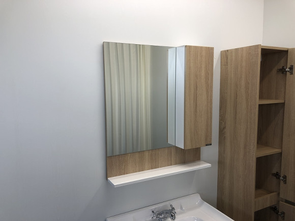 Зеркальный шкаф Comforty Рига 70 00004142212 Дуб сонома Зеркальный шкаф Comforty Рига 70 00004142212 Дуб сонома