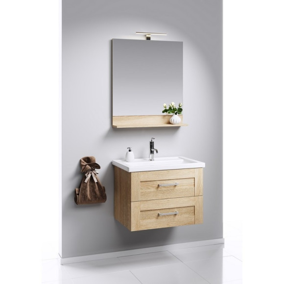 Тумба под раковину Aqwella Фостер 60 FOS01062DS подвесная Дуб сонома Тумба под раковину Aqwella Фостер 60 FOS01062DS подвесная Дуб сонома