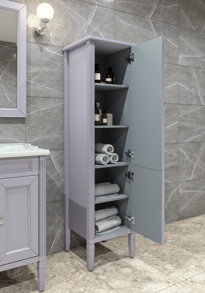 Шкаф пенал Caprigo Albion Concept 43 34050R-SF028 Серый матовый