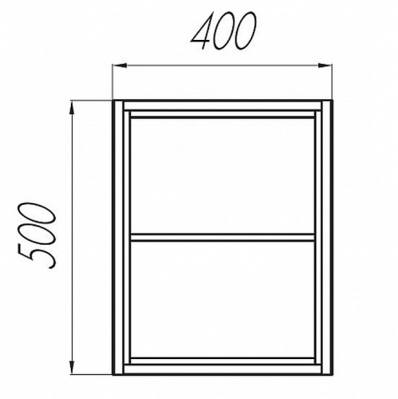 Полка Aquaton Брук 40 1A201201BCDF0 Дуб ферр