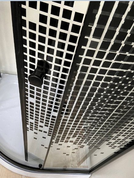 Душевой уголок Niagara Eco 90x90 NG-007-14 Black профиль Черный стекло с рисунком Душевой уголок Niagara Eco 90x90 NG-007-14 Black профиль Черный стекло с рисунком